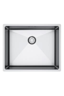Franke Bolero Plus New R10 B2X 210-50-40 RVS Spoelbak Vlakinbouw,  onderbouw en opbouw 50x40 cm 127.0728.977