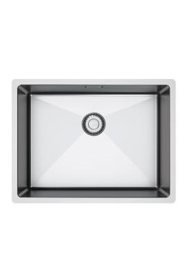 Franke Bolero Plus New R10 B2X 210-50-37 RVS Spoelbak Vlakinbouw, onderbouw en opbouw 50x37 cm 127.0730.521