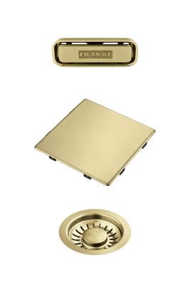 Franke Kubus 2.0 kleurset Afvoerset Goud 1208970836