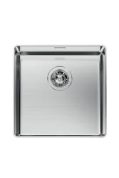 Foster Phantom Slimline RVS Spoelbak 40x40cm Onderbouw voor keramische aanrechtbladen 1208971123