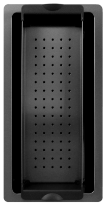 Pure.Sink Exclusivo Gun metal kleine spoelbak 18x40 cm 10mm radius onderbouw, vlakbouw en opbouw PEX1840-61