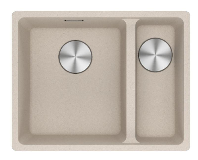 Franke Maris MRG 160-34-15 Fragranite Coffee cream spoelbak Bak Links  onderbouw 125.0725.663