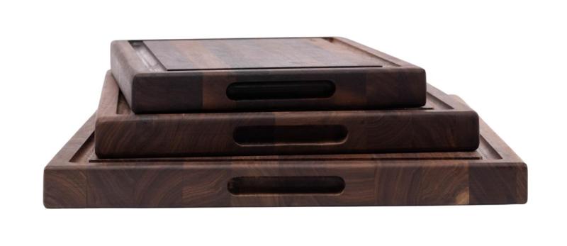 Woodsea Butcher Groove M - Walnoot Houten Snijplank met sapgeul 50x38 cm 1208971535