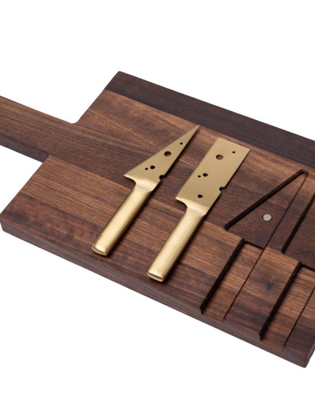 Woodsea Cheese Walnut M - Walnoothouten Kaasplank 55x20cm 1208971559