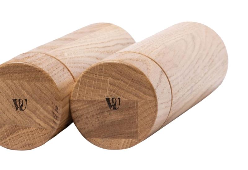 Woodsea Upside Down Oak - Eiken houten pepertmolen Ø5.4x22.5 cm 1208971592
