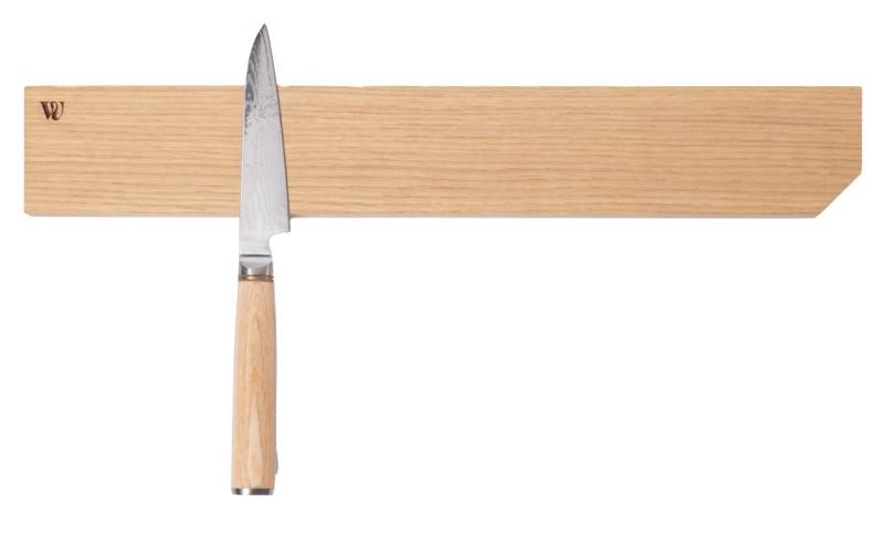 Woodsea Hold My Knife - Eikenhouten Messenhouder Wand 40x6 cm 1208971598