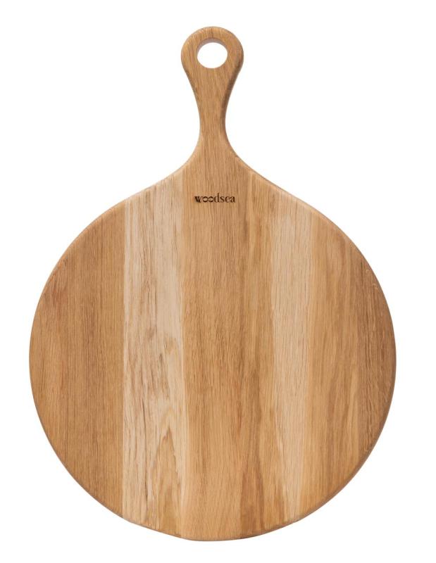 Woodsea Native M - Eikenhouten Pizzaplank Rond Ø35x2 cm 1208971612