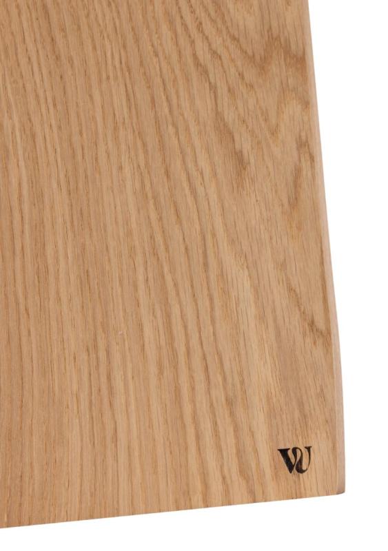 Woodsea Serving S - Eikenhouten Serveerplank 55x17 cm met lederen handvat 1208971615
