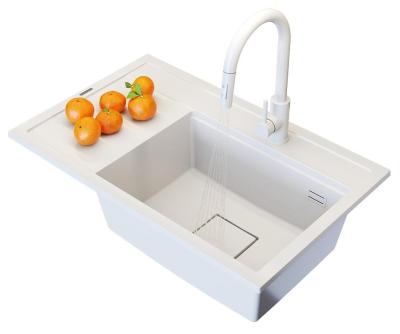 Graniteland Seta Granieten Witte Spoelbak opbouw 80x50 cm 1208971618