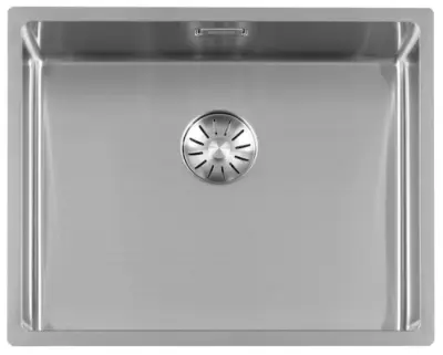 OUTLET Beschadigd!! Lorreine 50SP37 rvs spoelbak 50x37 cm vlakbouw onderbouw en opbouw  1208971626
