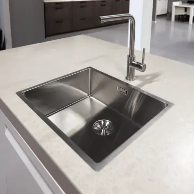 OUTLET Beschadigd!! Lorreine 50SP37 rvs spoelbak 50x37 cm vlakbouw onderbouw en opbouw  1208971626