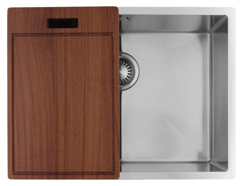 Pure.Sink Luxion RVS spoelbak 55x40 cm onderbouw, vlakinbouw en opbouw PLX5540-02