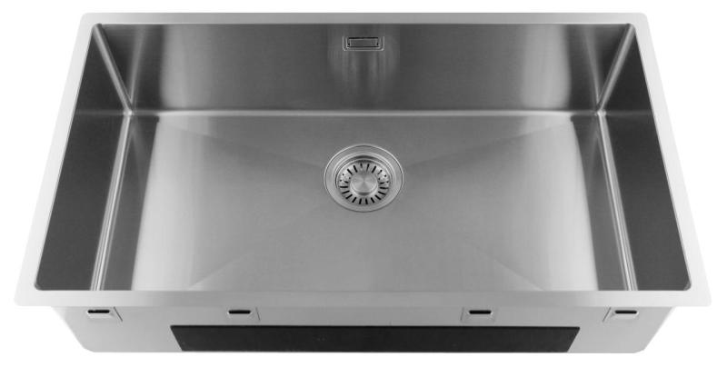 Pure.Sink Luxion Grote RVS spoelbak 74x40 cm onderbouw, vlakinbouw en opbouw PLX7440-02