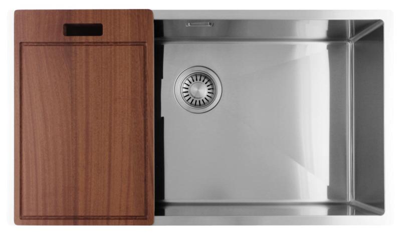 Pure.Sink Luxion Grote RVS spoelbak 74x40 cm onderbouw, vlakinbouw en opbouw PLX7440-02