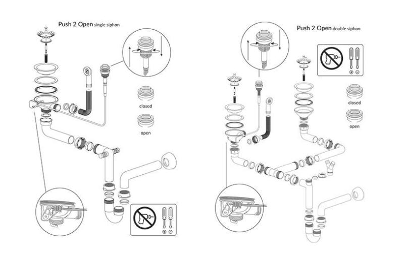 Quadri Luton pearl beige granieten grote opbouw spoelbak met afdruipvlak omkeerbaar 86x50cm met rvs plug 1208971775