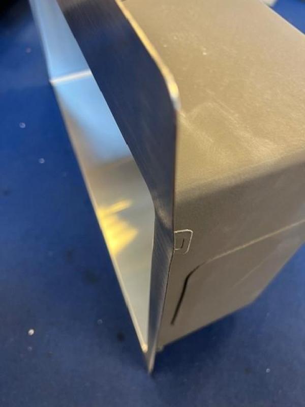 OUTLET BESCHADIGD Ausmann Oder Blue grote rvs spoelbak 79x50cm vlakbouw en opbouw met kraangatbank 1208971784