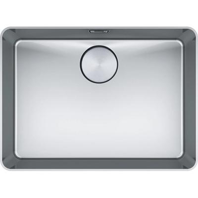 OUTLET Hoek gebogen! Franke Mythos MYX 210.55 rvs spoelbak 55x40cm vlakbouw 	1208971811