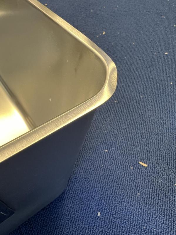 OUTLET Hoek gebogen! Franke Mythos MYX 210.55 rvs spoelbak 55x40cm vlakbouw 	1208971811