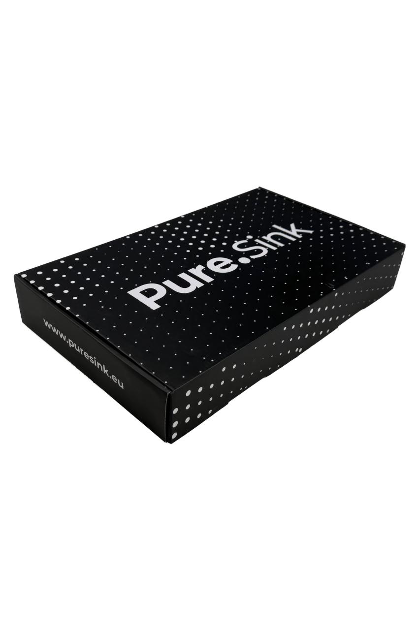 Pure.Sink Elite Steel Spark-S keukenkraan PVD koper met uittrekbare uitloop PS8041-62