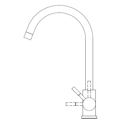 Pure.Sink Elite Steel Stream keukenkraan PVD koper  PS8044-62