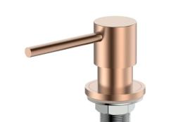 Pure.Sink Elite Steel Shine inbouw Zeepdispenser PVD koper van boven navulbaar PS9010-62