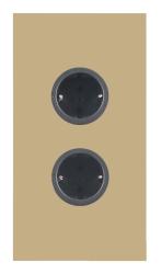 Indux Corner Еnergiezuil met 2 Stopcontacten Randaarde Goud 1208972283