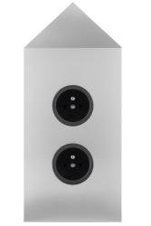 Indux Corner Еnergiezuil met 2 stopcontacten Penaarde Hoek RVS 1208972284