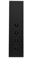 Indux Corner Еnergiezuil met 4 stopcontacten Penaarde Zwart 1208972309