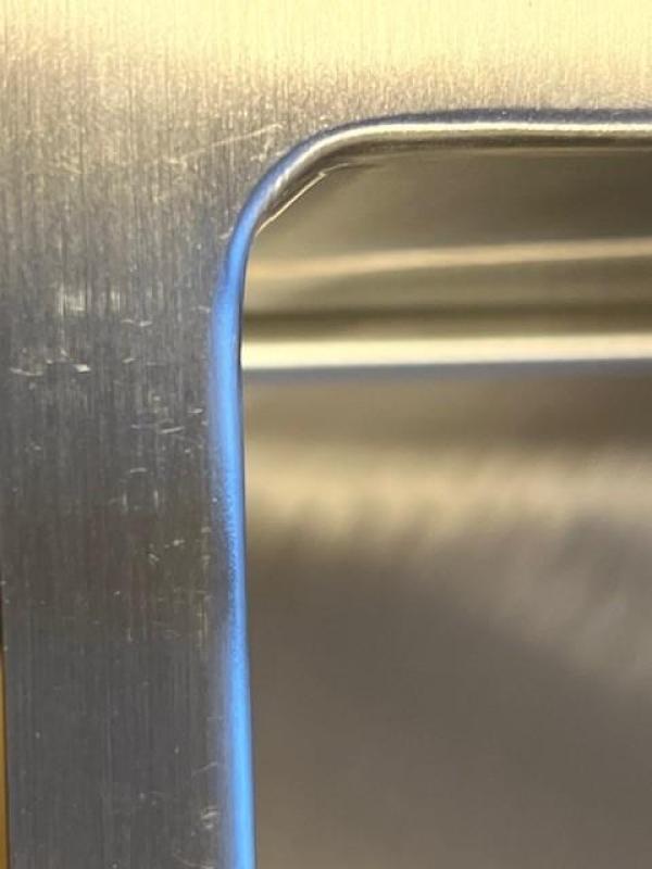 OUTLET Licht bekrast! Pure.Sink Prestige RVS spoelbak 34x40 cm 10mm radius onderbouw, vlakbouw en opbouw 1208972435