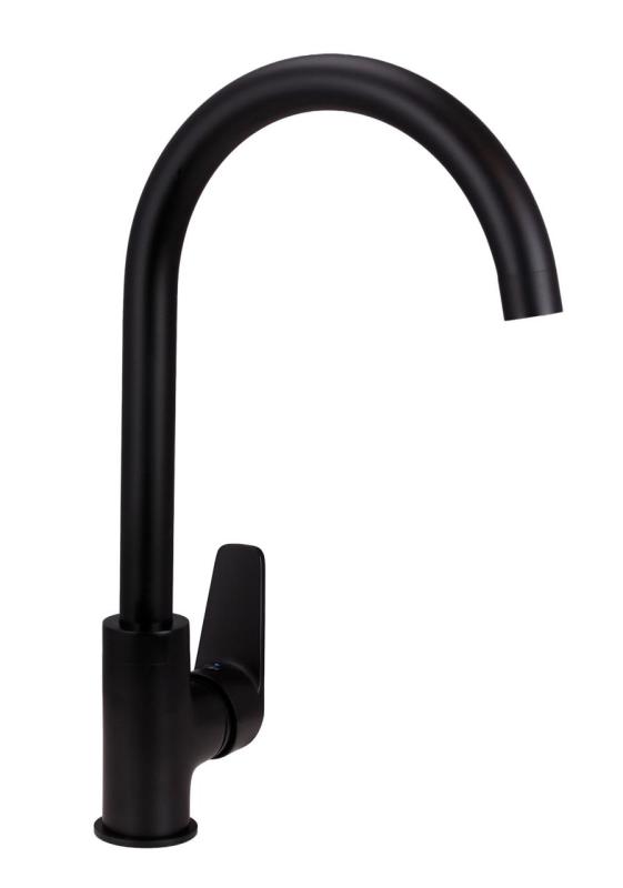 Aquanello Casa Zwarte Eenhendel Keukenmengkraan BL-1201-CS