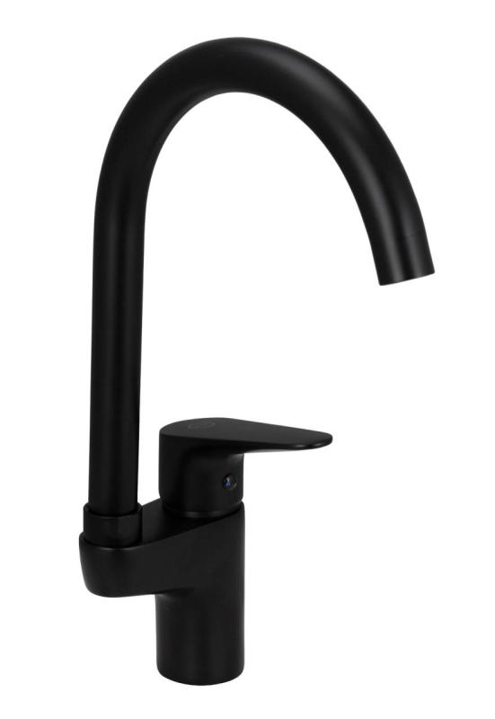 Aquanello Casa Keukenmengkraan Zwart met Bovenhendel BL-1202-CS