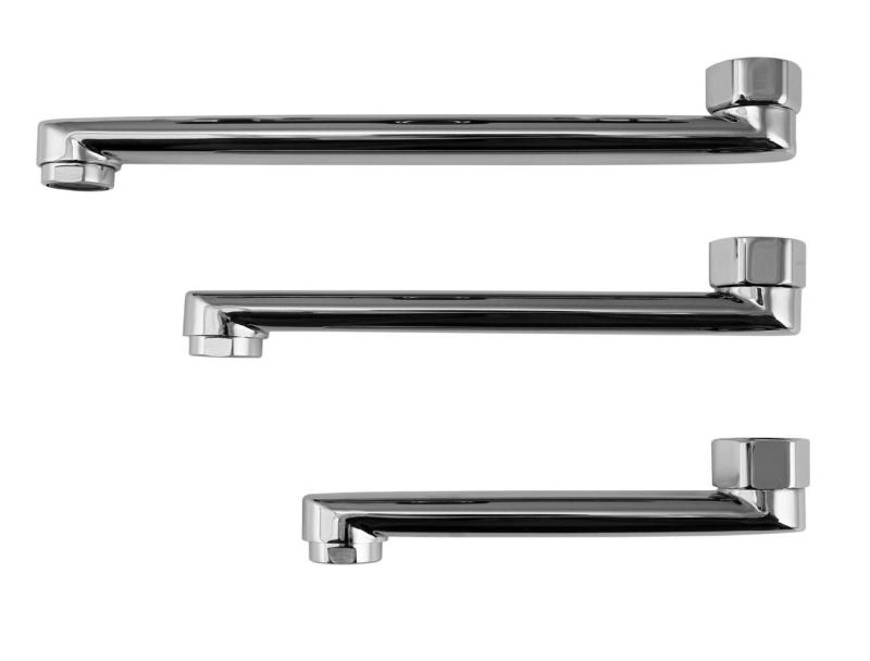 Aquanello Casa Eenhendel Keuken Muurkraan Chroom met uitloop 25 cm CR-1425-CS