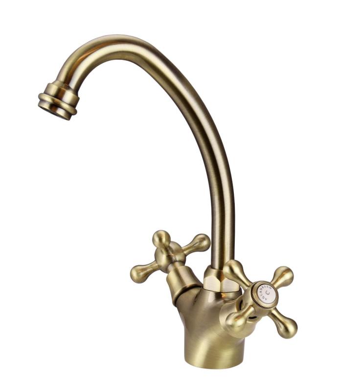 Aquanello Heritage Ascot Klassieke Keuken Nostalgische Keukenkraan Brons BN-4004-HA