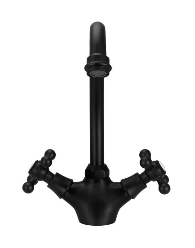 Aquanello Heritage Ascot Klassieke Keuken Nostalgische Keukenkraan Zwart BL-4004-HA