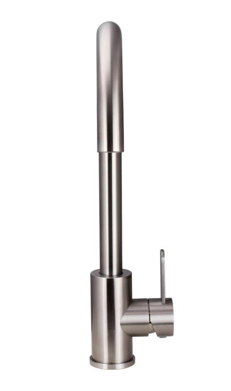 Aquanello Forma Massieve RVS Eenhendel Keukenmengkraan Ronde Uitloop SS-1002-FM