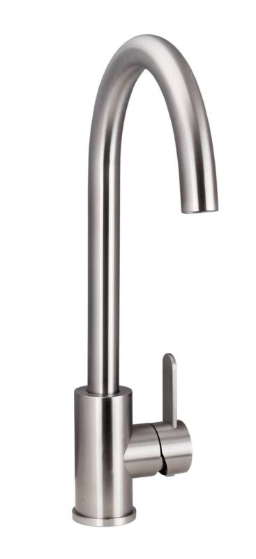 Aquanello Forma Massieve RVS Eenhendel Keukenmengkraan Ronde Uitloop SS-1002-FM