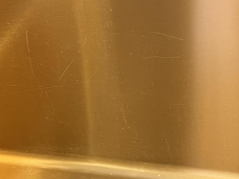 OUTLET Bekraste Pure.Sink Exclusivo grote Koperen spoelbak 70x40 cm 10mm radius onderbouw, vlakinbouw en opbouw PEX7040-62