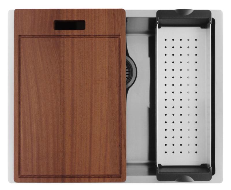 Pure.Sink Luxion RVS spoelbak 50x40 cm onderbouw 1208972606