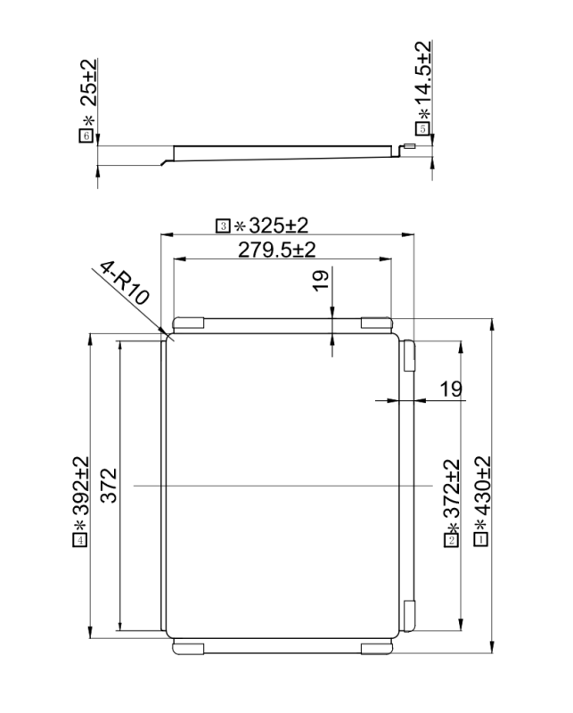Pure.Sink Exclusivo koperen mobiele afdruipschaal afdruipplaat 440x335mm voor spoelbak PEXTRAY-62